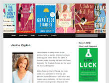 Tablet Screenshot of janicekaplan.com